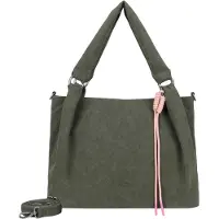Fritzi aus Preußen Schultertasche Umhängetasche Sue03 Suede Jacky Shoulder Bag Soft Dark Olive olivgrün