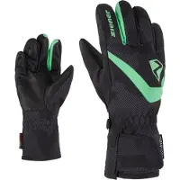 Ziener Skihandschuhe "LORIKO-Z AS glove junior", Kinder, Gr. 3,5, grau (gray ink camo), Polyester, Handschuhe Skihandschuhe