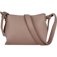 Bugatti Umhängetasche "Damen LUNA", Damen, Gr. B/H/T: 30cm x 22cm x 12cm onesize, beige (powder), Polyurethan (PU), clean, Taschen Umhängetasche