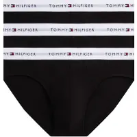 Tommy Hilfiger 3-pack Signature Logo Waistband Briefs Black White Größe: XXL | Unterhosen Outlet | Herren | Schwarz