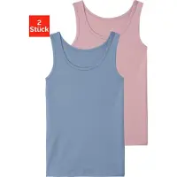 Vivance Unterhemd Packung, 2 Stk. in schlichtem Design, Tanktop, Unterziehshirt