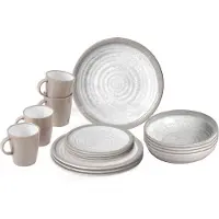 Brunner - Lunch Box - Geschirr-Set Gr 16 Pieces grau