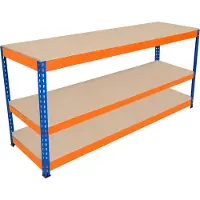 Monster S-Rax 3 stufige Werkbank - 180cm x 60cm x 90cm