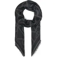 Calvin Klein Tuch Emblem Aop Contrast Lw Square Sc LV04F8077G Schwarz