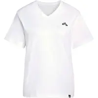 Adidas T-Shirt SPORTSWEAR "SUMMER SLIDE GRAPHIC MIT V-AUSSCHNITT", Damen, Gr. L, weiß, Obermaterial: 100% Baumwolle, Shirts T-Shirt