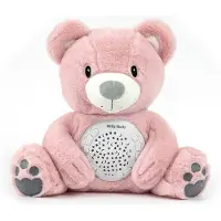 Milly Mally Plüschspielzeug mit Projektor Milly Bär Rosa
