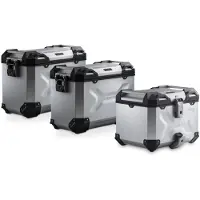 SW-Motech TRAX ADV Koffer-Komplettset silber 45/37L Honda X-ADV 24- Silber