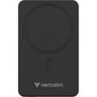 Verbatim Charge 'n' Go Essentials, 5000 mAh, Quick Charge 3.0, Kabelloses Aufladen, 35 W, Schwarz