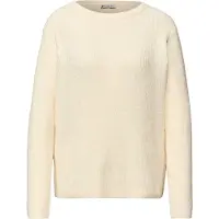Street One Strickpullover Chenille Pullover mit U-Boot-Auschnitt