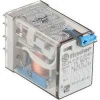 Finder 55.34 Industrielles Relais 4CO 7A 12VDC Mit Testtaste - 55.34.9.012.0040