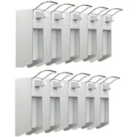 MCD Medical Care Dental GmbH 10 Desinfektionsspender | Alu/Kunststoff | 500 ml | kurzer Hebel | Wandspender