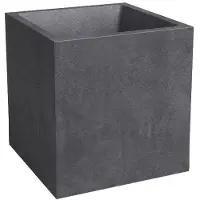 Artevasi Blumentopf quadratisch - SYDNEY - 30 cm - 21 L - Anthrazit - Abmessungen: 29,5x29,5x29,5 cm