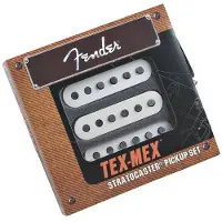 Fender Tex-Mex Stratocaster Pickups Weiß 3er Set