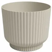 Artevasi Blumentopf - Miami Wavy - 30 cm - 13 L - Creme - Abmessungen: 29,7x29,7x25,1 cm
