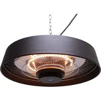 Westmann Infrarot Heizstrahler Deckenstrahler Fusion Schwarz 49x49x22 cm