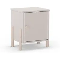 CALICOSY Nachttisch DAPHNÉ in Creme - (W) 39.4 x (H) 47 x (L) 30 cm | Gr.: onesize