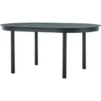 Vente-unique Garten-Esstisch ausziehbar - 170/220 cm - Aluminium - Anthrazit - LOTTYS von MYLIA