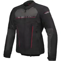 Ixon T-Rex Schwarz Weiß Rot Motorrad Textiljacke Größe M