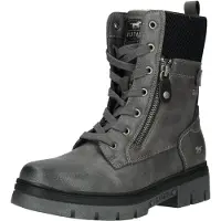 Mustang Damen TEX Stiefelette gefüttert Grau