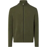 Nils Sundström Strickjacke in oliv - 0002 | Gr.: 3XL