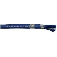 DAP MK-2432 24-paariges Multicore-Kabel für Bühnenanwendungen – doppelt abgeschirmt – blaue