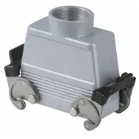 DAP 16/72P Kabelhaube mit oberem Eingang PG29 Grau – hohes Modell mit Clips