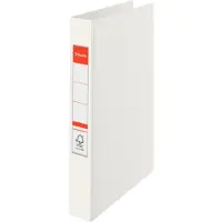 Esselte Standard Ring Binders , PP White 2 x 25 mm, A4, Weiß, 2,5 cm, 3,5 cm