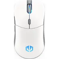 Endorfy GEM Plus Wireless Onyx White, Beidhändig, Optisch, RF Wireless + USB Type-C, 26000 DPI, Weiß