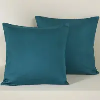 De Witte Lietaer Kissenbezüge Olivia Smaragd Green 40 x 40 cm (Set von 2)