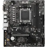 MSI PRO A620M-B, AMD, Sockel AM5, AMD Ryzen 7000 Series, AMD Ryzen 8000 Series, AMD Ryzen 9000 Series, Sockel AM5, 128 GB, DDR5-SDRAM