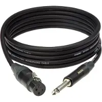Klotz XLR Kabel 1m 6,3 Kl mit Neutrik