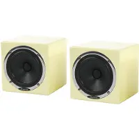 Avantone Mixcubes Aktive Studiomonitore Butter Creme (Paar)