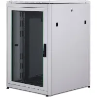 Digitus Netzwerkschrank Unique Serie - 800x800 mm (BxT), Freistehendes Gestell, 22U, 800 kg, Grau