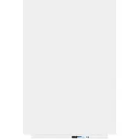 Rocada Whiteboard SKIN COLOUR, rahmenlos, modular, Hoch-/Querformat, magnethaftend, Ablageschale, B 750 x H 1150 mm, lackierter Stahl, signalweiß RAL 9003