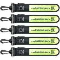 Kabelmeister LED-Leuchtband Blinkl. Reflekt. gelb 5er Set