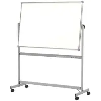 MAUL Wende-Whiteboard Revolve, mobil, beschichtet, 1000 x 1200 mm