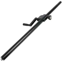 K&M 21339 Abstand Rod mit Handkurbel schwarz