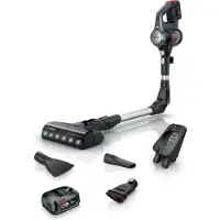 Bosch BBS712A Stabstaubsauger/Elektrischer Besen Beutellos 0,3 l Schwarz Edelstahl