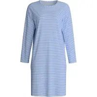 Calida Nachthemd "Lovely Nights" Langarm, Rundhals, Pure Cotton, Single Jersey, weich, atmungsaktiv