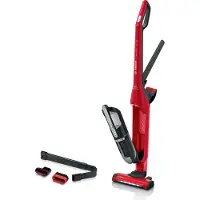 Bosch Serie 4 BBH3ZOO28, Stabstaubsauger, Beutellos, Rot, 0,4 l, Kunststoff, Trocken