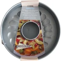 Patisse Springende Form mit Turbaneinsatz 26 cm Stahl silber