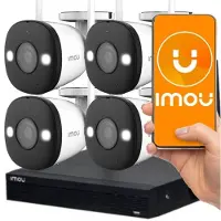 IMOU Wi-fi Kit/nvr1104hsw-s2/4-f22fe Überwachungskamera One Size