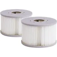 Vente-unique Satz mit 2 Filterpatronen für halbsteife Whirlpools