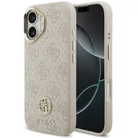 GUESS Apple iPhone 17 Hülle - Echtes Leder - - Backcover - Rosa