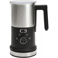 C3 Milchaufschäumer, Edelstahl, 240 ml/115 ml Fassungsvermögen