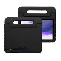 IMoshion Schutzhülle mit Handgriff kindersicher für das Samsung Galaxy Tab S8 / S7 - Schwarz