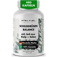 XTRA FUEL Schilddrüsen Balance - Jod (Kelp) Selen Komplex Schilddrüse Kapseln 268 g