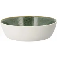 Bitz Suppenschüssel Gastro White / Green 18 cm (6er-Set)