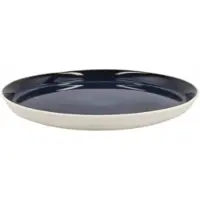 Bitz Essensteller Gastro White / Dark Blue 27 cm (6er-Set)
