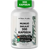 XTRA FUEL Shilajit Kapseln - Hochdosiertes Himalaya mit 82% Fulvin- & Huminsäure 123 g